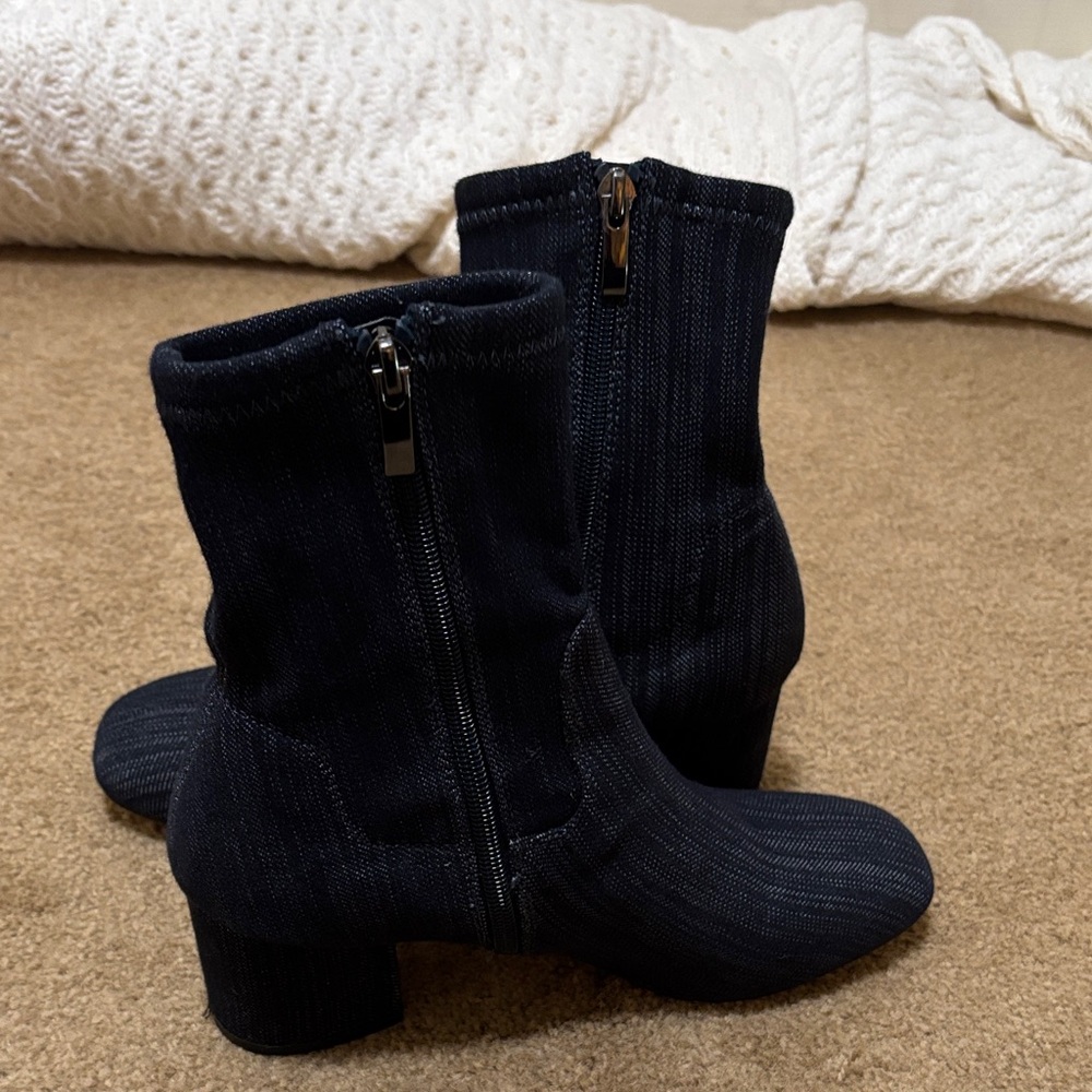 Franco Sarto Denim Boots